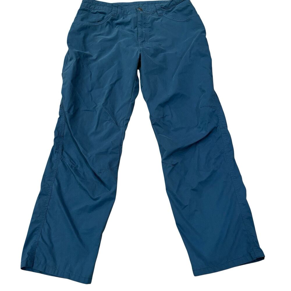 Patagonia Mens 38x30 Tenpenny Pants Blue Cotton Carpenter Hiking Outdoor Travel